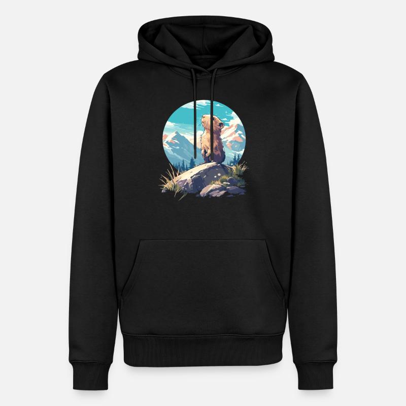 Lemmings Lemming - Sweat à capuche Premium bio Homme - noir