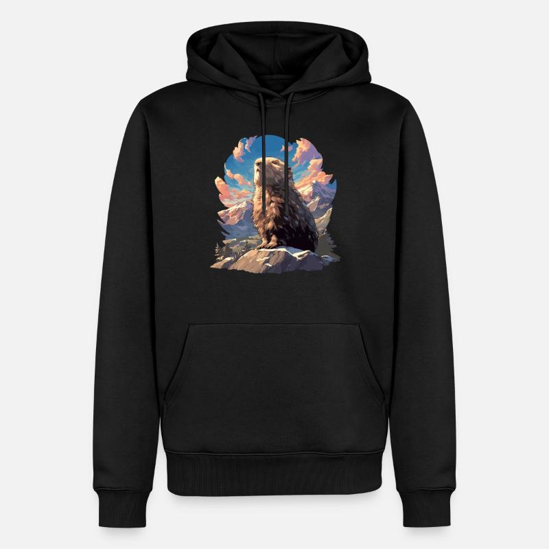 Lemmings Lemming - Sweat à capuche Premium bio Homme - noir