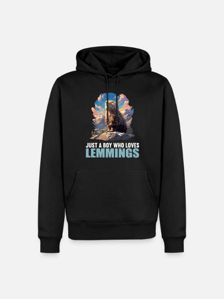 Lemmings Lemming - Men’s Premium Organic Hoodie - black