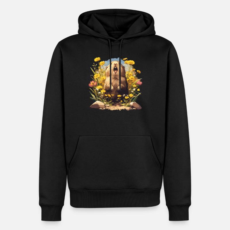 Lemmings Lemming - Sweat à capuche Premium bio Homme - noir