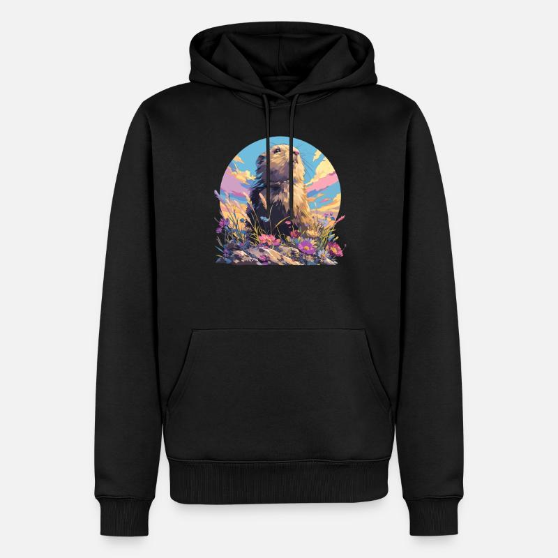 Lemmings Lemming - Sweat à capuche Premium bio Homme - noir