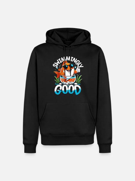 Aquarium Aquatics - Men’s Premium Organic Hoodie - black