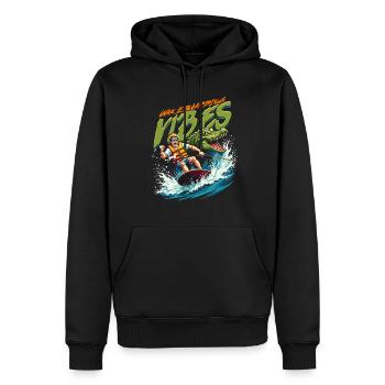 Wakeboarding Wakeboard Vibes Wakeboarder - Men’s Premium Organic Hoodie - black - Front - Nico (187cm)