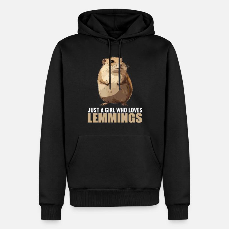 Lemmings Lemming - Sweat à capuche Premium bio Homme - noir