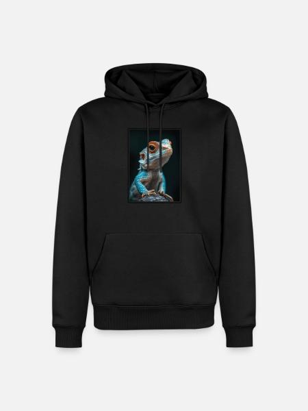 Lizards Lizard - Men’s Premium Organic Hoodie - black