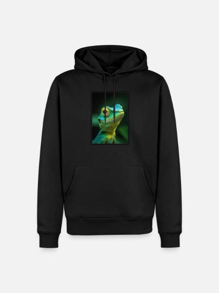 Lizards Lizard - Men’s Premium Organic Hoodie - black