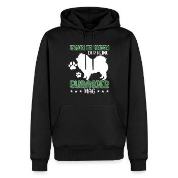 Eurasier nicht vertrauen Eurasian Spitz - Männer Premium Bio Hoodie - Schwarz - Vorne - Nico (187cm)