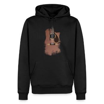 Gitarrist Gitarrist Musiker Gitarrenmusik - Männer Premium Bio Hoodie - Schwarz - Vorne - Nico (187cm)
