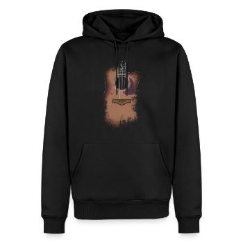 Gitarrist Gitarrist Musiker Gitarrenmusik - Männer Premium Bio Hoodie - Schwarz - Vorne - Nico (187cm)