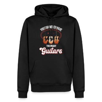 Gitarrist Gitarrist Musiker Gitarrenmusik - Männer Premium Bio Hoodie - Schwarz - Vorne - Nico (187cm)