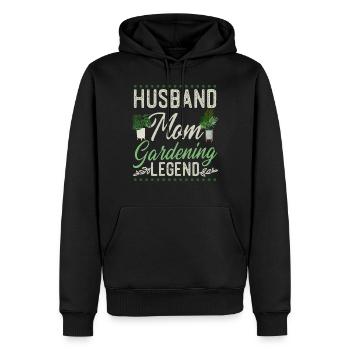 Plant Lover Gardening Wife Mom - Männer Premium Bio Hoodie - Schwarz - Vorne - Nico (187cm)