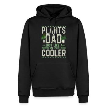 Plant Lover Gardening Dad Plants - Männer Premium Bio Hoodie - Schwarz - Vorne - Nico (187cm)