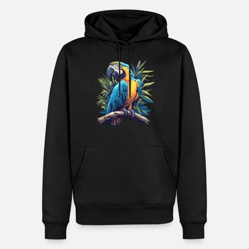 L’ère de l’ara - Sweat à capuche Premium bio Homme - noir
