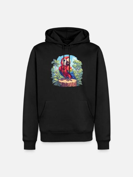 Macaw's Era - Men’s Premium Organic Hoodie - black