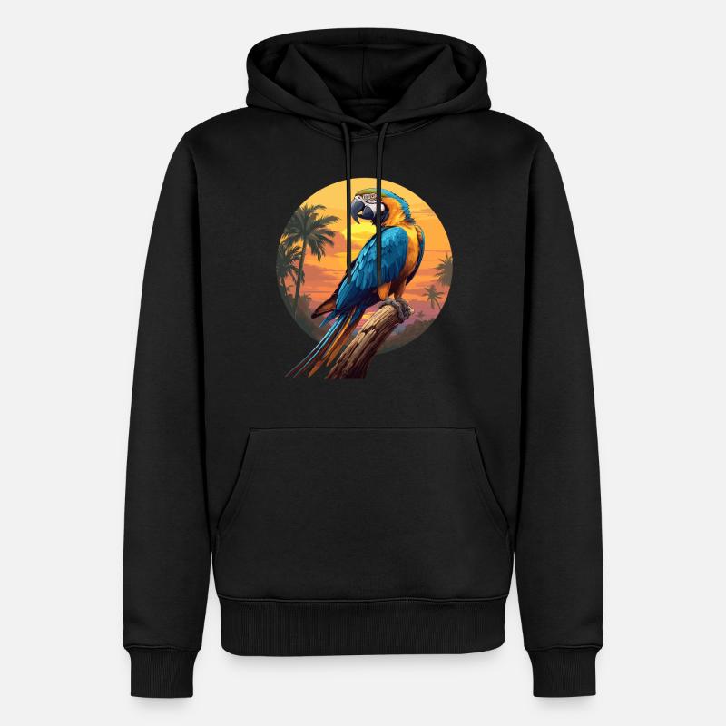 L’ère de l’ara - Sweat à capuche Premium bio Homme - noir