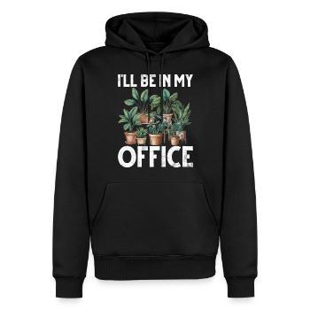 Gartenpflanzen Gärtner Gartenliebhaber Pflanzung - Männer Premium Bio Hoodie - Schwarz - Vorne - Nico (187cm)