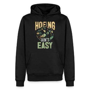 Gartenpflanzen Gärtner Gartenliebhaber Pflanzung - Männer Premium Bio Hoodie - Schwarz - Vorne - Nico (187cm)