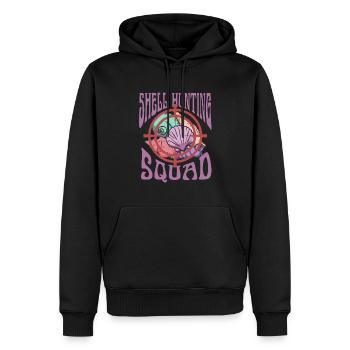 Muschelsammler Muscheln Shell Hunting Sqaud - Männer Premium Bio Hoodie - Schwarz - Vorne - Nico (187cm)