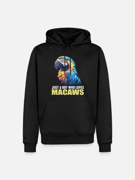 Macaw's Era - Men’s Premium Organic Hoodie - black