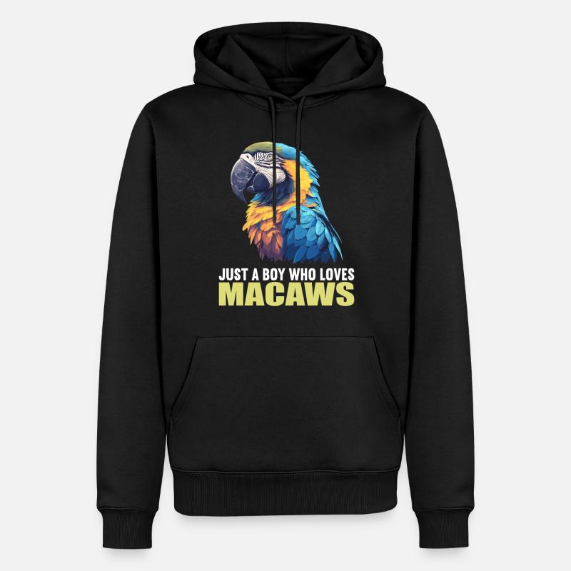 L’ère de l’ara - Sweat à capuche Premium bio Homme - noir