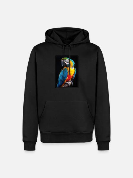 Macaw's Era - Men’s Premium Organic Hoodie - black