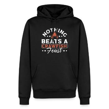 Crawfish Gifts - Männer Premium Bio Hoodie - Schwarz - Vorne - Nico (187cm)