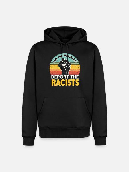 Antiracisme Diversité, justice et égalité - Sweat à capuche Premium bio Homme - noir