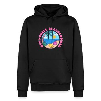 Muschelsammler Offi-shell Beachcomber - Männer Premium Bio Hoodie - Schwarz - Vorne - Nico (187cm)