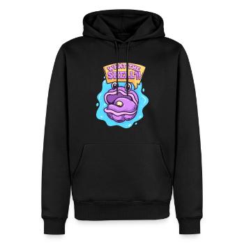 Shell Collectors Shells What The Shell? - Sweat à capuche Premium bio Homme - noir - Devant - Nico (187cm)