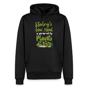 Plant Lover Gardening Today's Good - Männer Premium Bio Hoodie - Schwarz - Vorne - Nico (187cm)