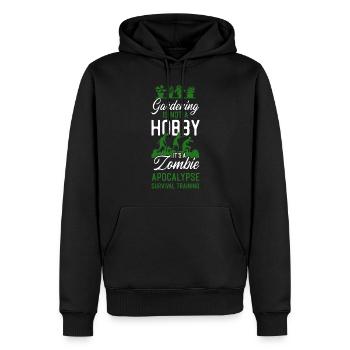 Plant Lover Gardening Gardening Is - Männer Premium Bio Hoodie - Schwarz - Vorne - Nico (187cm)