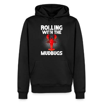 Crawfish Gifts - Männer Premium Bio Hoodie - Schwarz - Vorne - Nico (187cm)