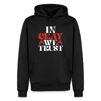Crawfish Gifts - Männer Premium Bio Hoodie - Schwarz - Vorne - Nico (187cm)
