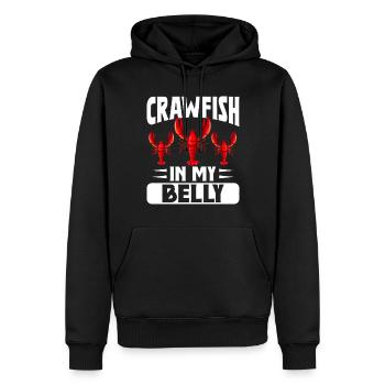 Crawfish Gifts - Männer Premium Bio Hoodie - Schwarz - Vorne - Nico (187cm)