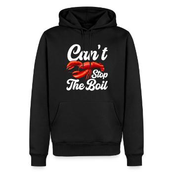 Crawfish Gifts - Männer Premium Bio Hoodie - Schwarz - Vorne - Nico (187cm)