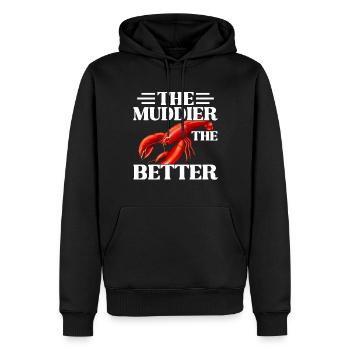 Crawfish Gifts - Männer Premium Bio Hoodie - Schwarz - Vorne - Nico (187cm)
