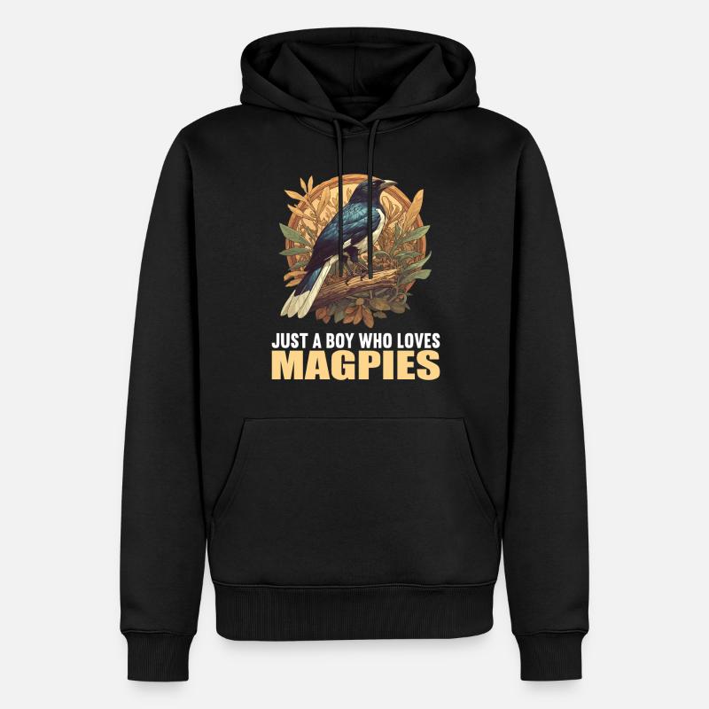 Pies Pie - Sweat à capuche Premium bio Homme - noir