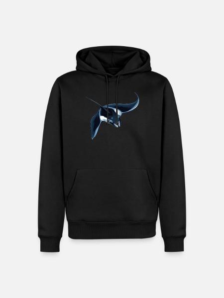 Manta Rays Manta Rays - Men’s Premium Organic Hoodie - black