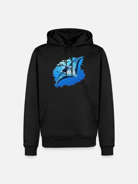 Manta Rays Manta Rays - Men’s Premium Organic Hoodie - black
