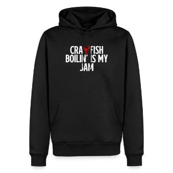Crawfish Gifts - Männer Premium Bio Hoodie - Schwarz - Vorne - Nico (187cm)