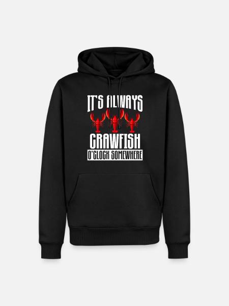 Crawfish Gifts - Men’s Premium Organic Hoodie - black