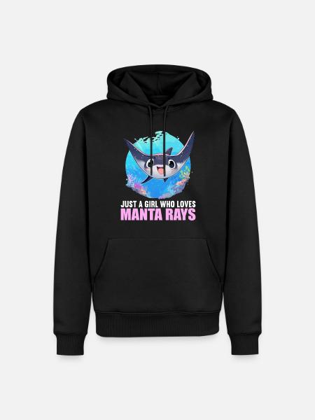 Manta Rays Manta Rays - Men’s Premium Organic Hoodie - black