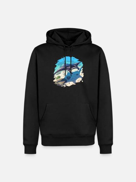 Manta Rays Manta Rays - Men’s Premium Organic Hoodie - black