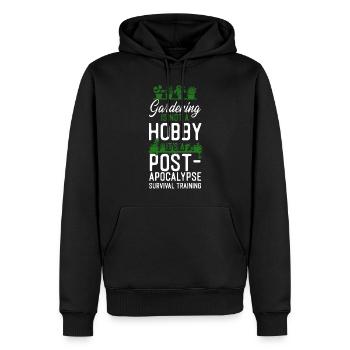 Plant Lover Gardening Gardening Is - Männer Premium Bio Hoodie - Schwarz - Vorne - Nico (187cm)