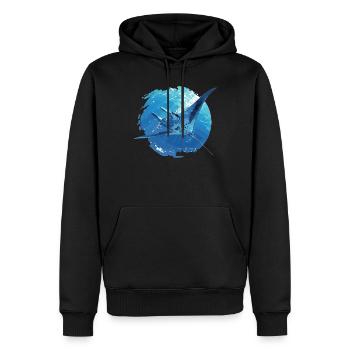 Manta Rays Manta Rays - Men’s Premium Organic Hoodie - black - Front - Nico (187cm)