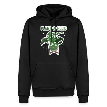 Plant Lover Gardening Monstera - Männer Premium Bio Hoodie - Schwarz - Vorne - Nico (187cm)