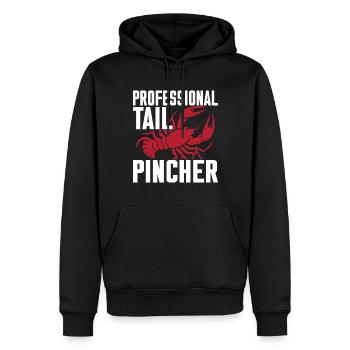 Crawfish Gifts - Männer Premium Bio Hoodie - Schwarz - Vorne - Nico (187cm)