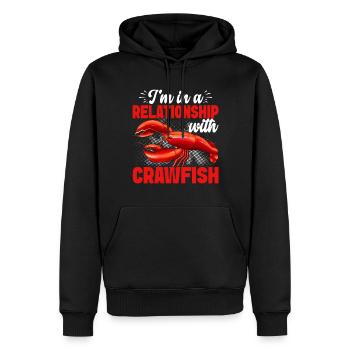 Crawfish Gifts - Männer Premium Bio Hoodie - Schwarz - Vorne - Nico (187cm)