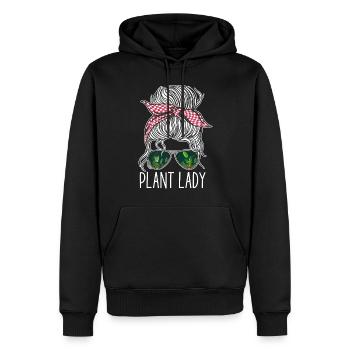 Plant Lover Gardening Plant Lady - Männer Premium Bio Hoodie - Schwarz - Vorne - Nico (187cm)