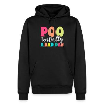 Funny Cooped Mir Badezimmer meme - Männer Premium Bio Hoodie - Schwarz - Vorne - Nico (187cm)
